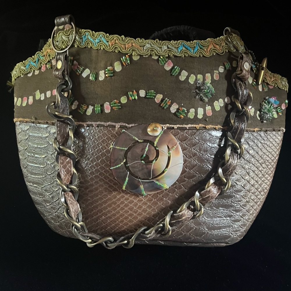 Mary Frances Beaded Shell Handbag - Picture 1 of 16